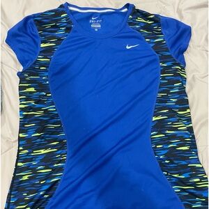 Dri-fit Nike shirt, colorful and authentic